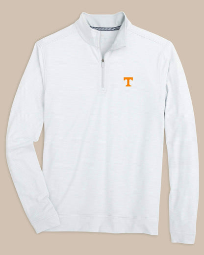 Tennessee Vols Stripe Heather Quarter Zip | Southern Tide Discount