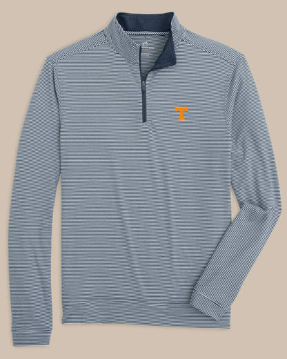Tennessee Vols Stripe Heather Quarter Zip | Southern Tide Discount