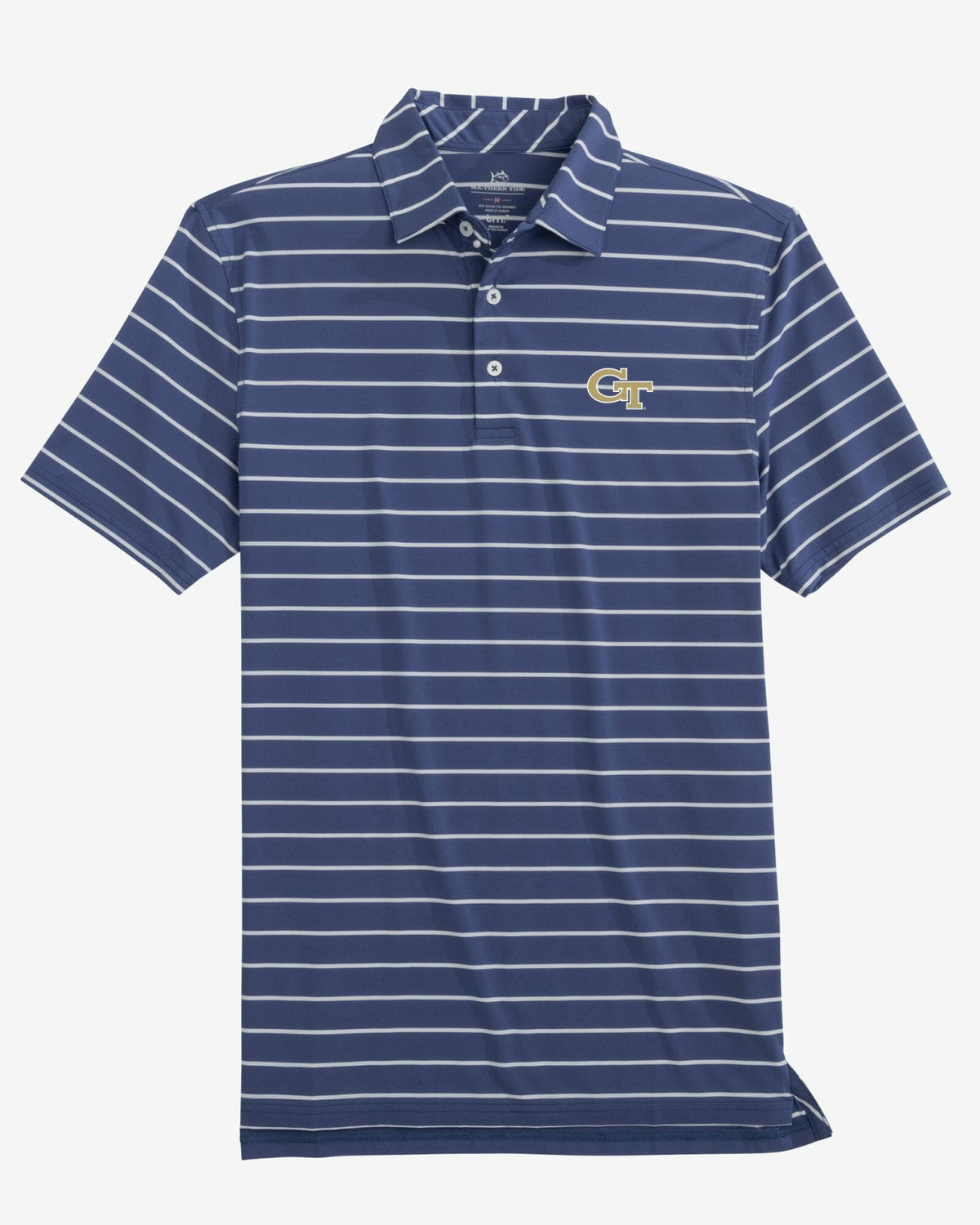 Georgia Tech Brreeze Stripe Polo | Southern Tide Special Offer