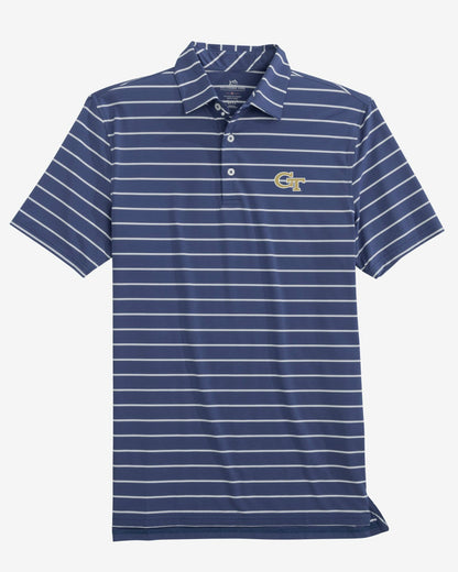 Georgia Tech Brreeze Stripe Polo | Southern Tide Special Offer