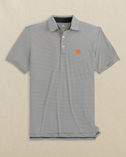 Clemson brrr°®-eeze Meadowbrook Stripe Polo | Southern Tide Customer Favorite