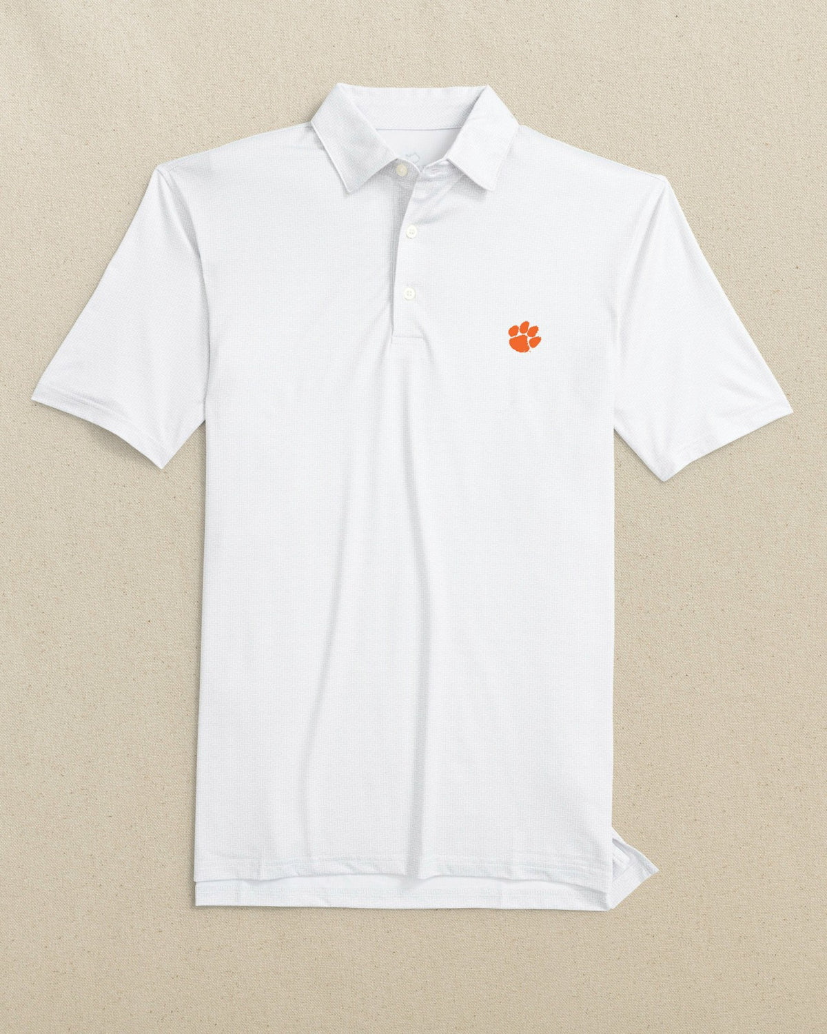 Clemson Tigers Driver ST Geo Printed Polo | Southern Tide Exclusive