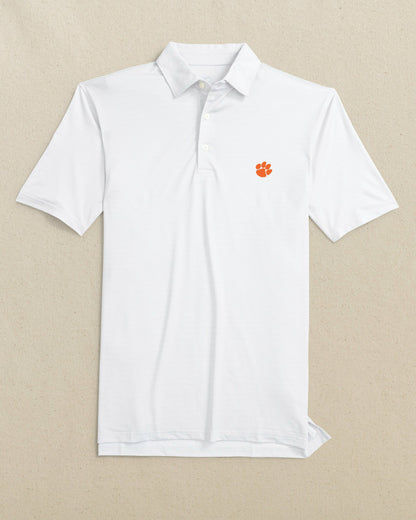 Clemson Tigers Driver ST Geo Printed Polo | Southern Tide Exclusive