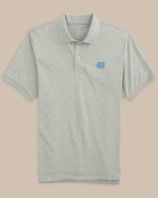 UNC Tar Heels Skipjack Polo Shirt - Heather Grey – Southern Tide | Southern Tide Trending