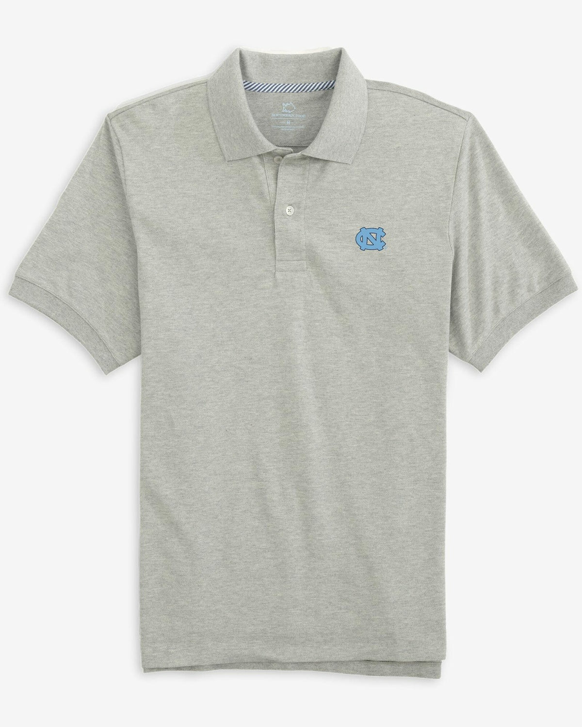 UNC Tar Heels Skipjack Polo Shirt - Heather Grey – Southern Tide | Southern Tide Trending