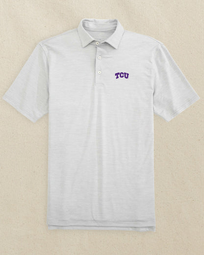 TCU Horned Frogs Driver Spacedye Polo Shirt | Southern Tide Popular