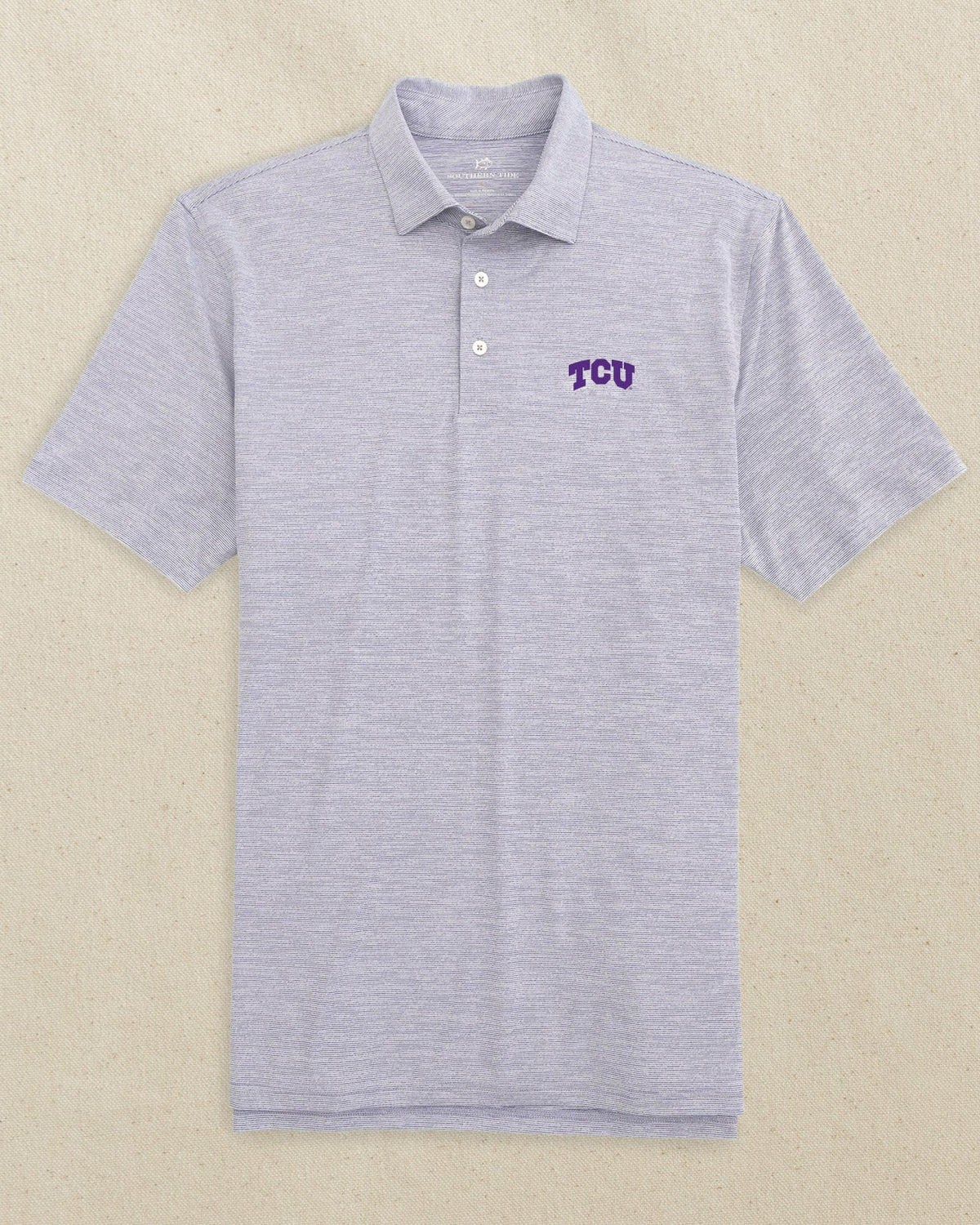 TCU Horned Frogs Driver Spacedye Polo Shirt | Southern Tide Popular