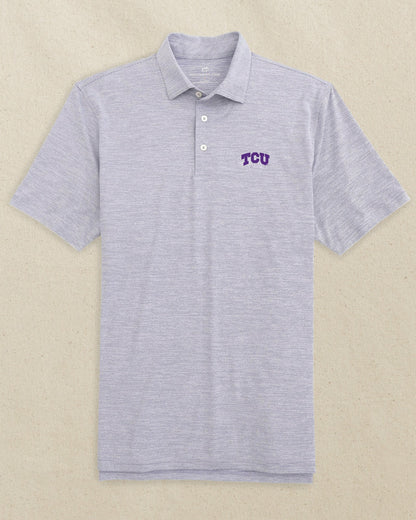 TCU Horned Frogs Driver Spacedye Polo Shirt | Southern Tide Popular