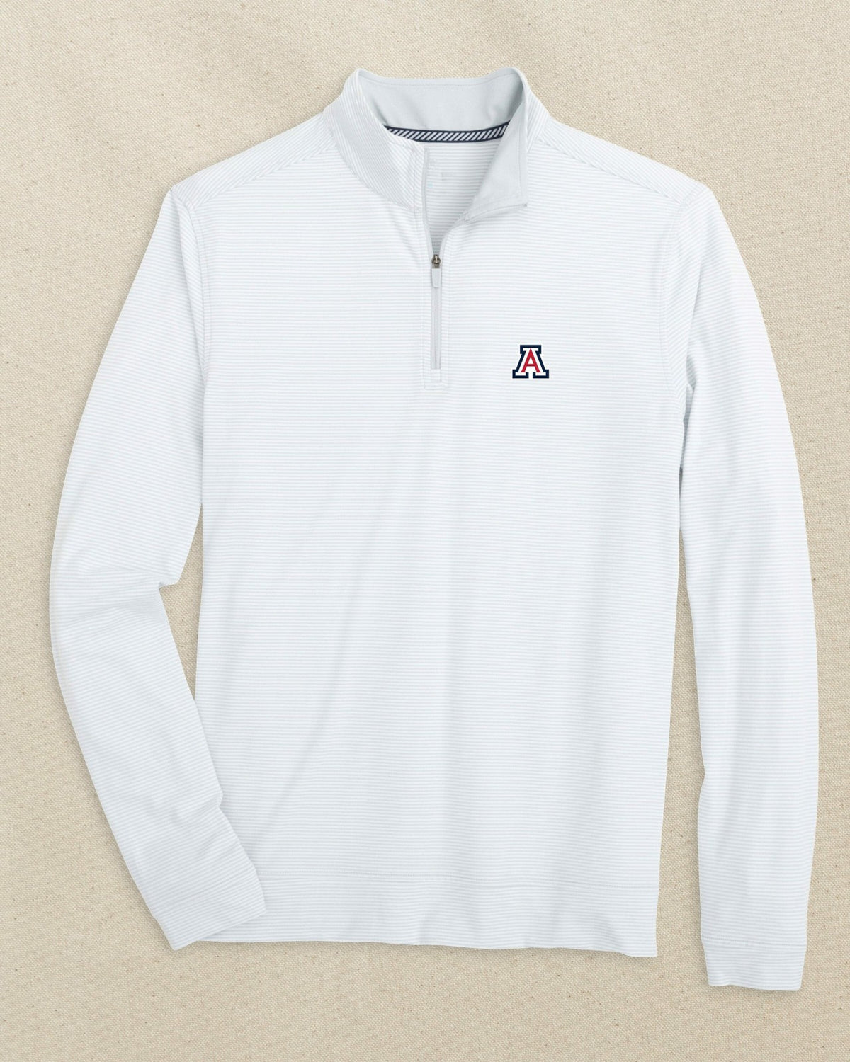 Arizona Wildcats Cruiser Stripe Quarter Zip | Southern Tide Featured