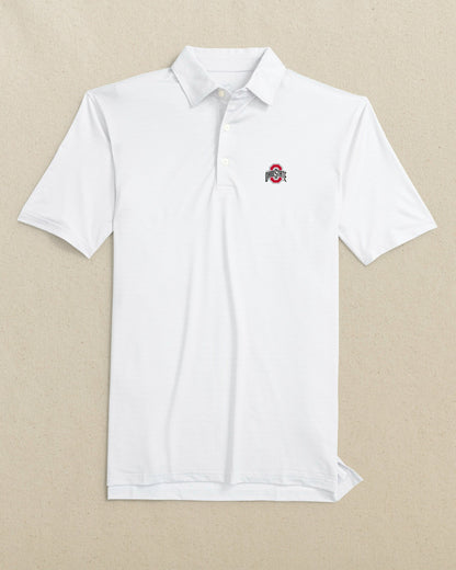 Ohio State Buckeyes Driver ST Geo Printed Polo | Southern Tide Premium