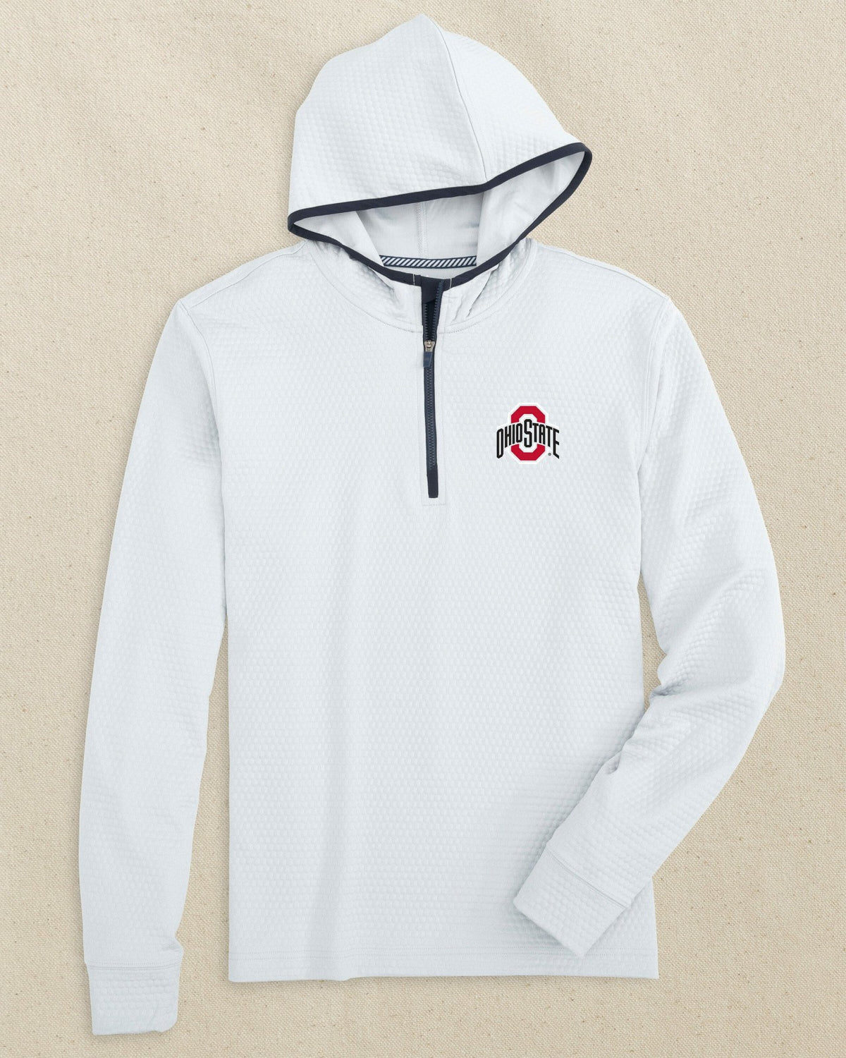 Ohio State Buckeyes Scuttle Quarter Zip Hoodie | Southern Tide Best Price