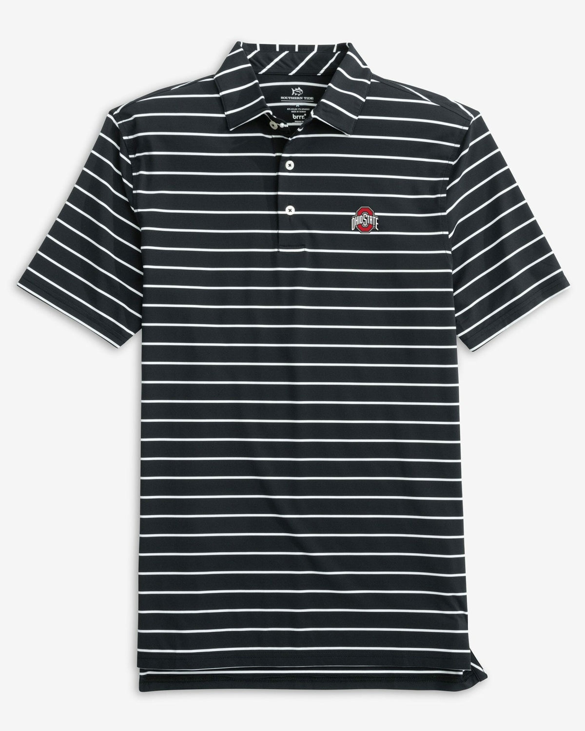 Ohio State Buckeyes brrr°®-eeze Stripe Polo | Southern Tide Essential