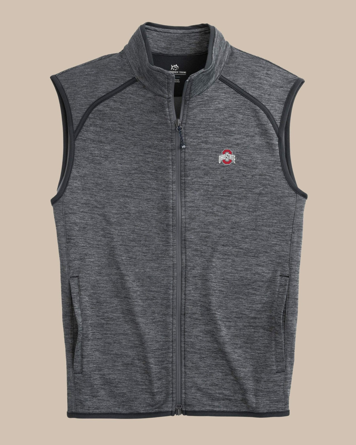 Ohio State Buckeyes Baybrook Heather Vest | Southern Tide Classic