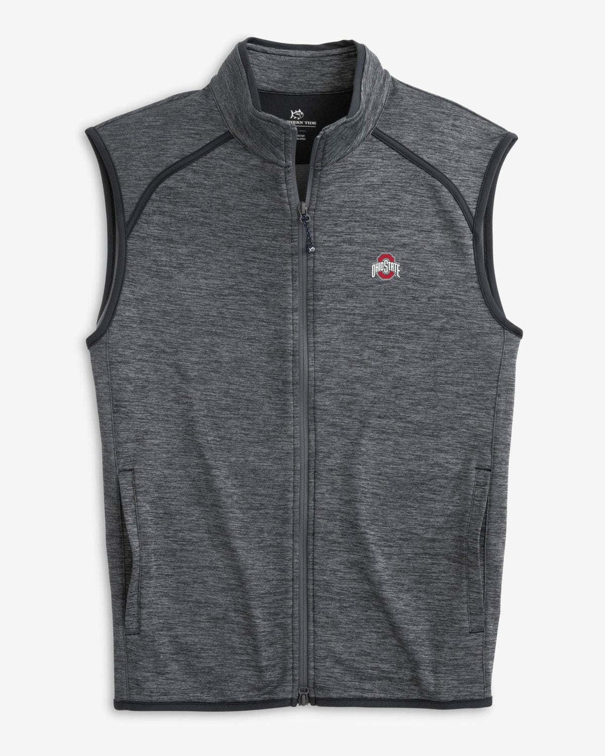 Ohio State Buckeyes Baybrook Heather Vest | Southern Tide Classic