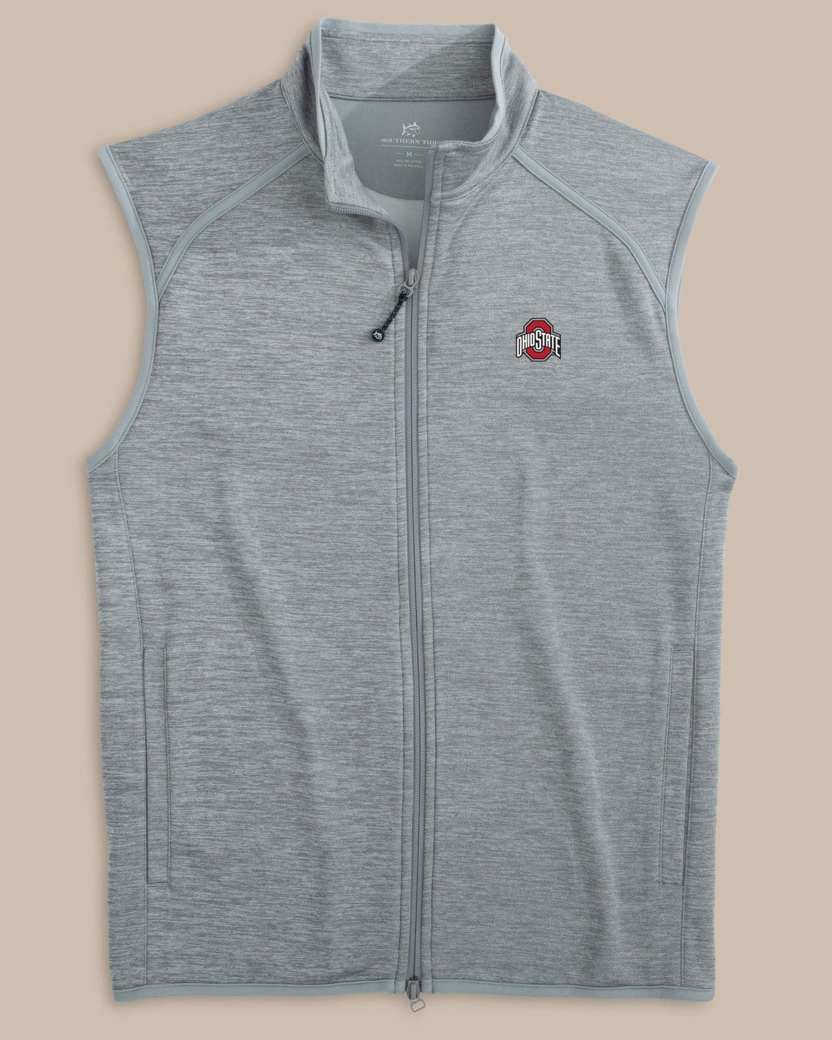 Ohio State Buckeyes Baybrook Heather Vest | Southern Tide Classic