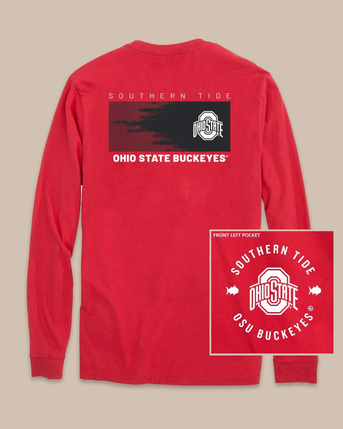 Ohio State Buckeyes Gameday Hexagon T-Shirt | Southern Tide Customer Favorite