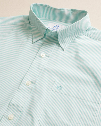 Charleston Mint Granby Stripe Long Sleeve Shirt | Southern Tide Best Price