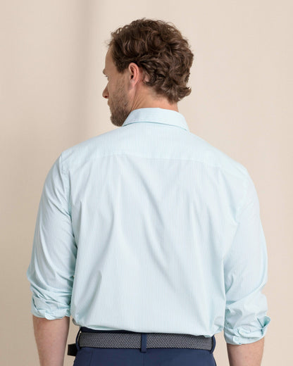 Charleston Mint Granby Stripe Long Sleeve Shirt | Southern Tide Best Price