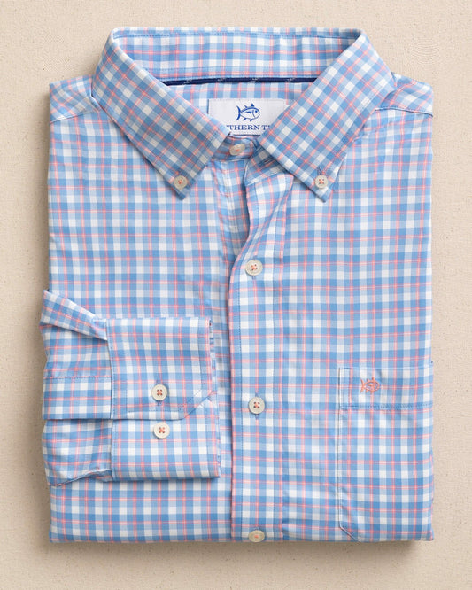 Sunset Harbor brrr°® Intercoastal Sport Shirt | Southern Tide Recommended