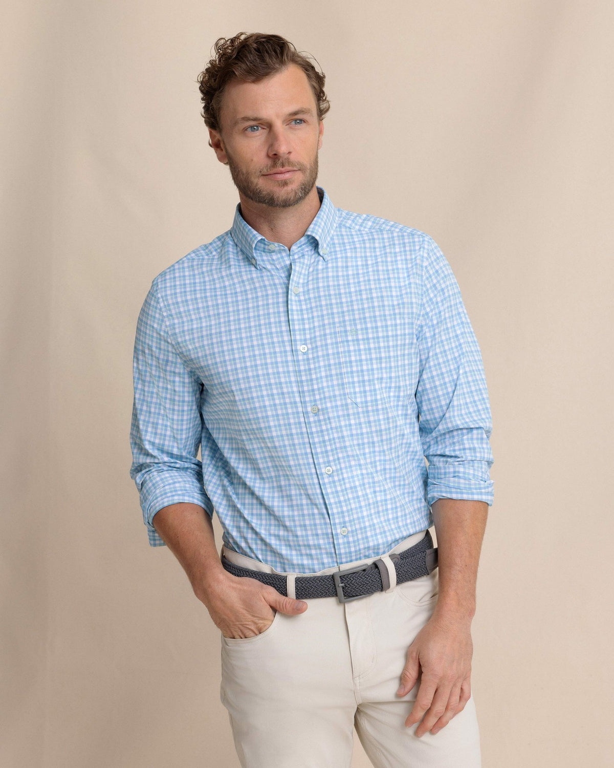 Sunset Harbor brrr°® Intercoastal Sport Shirt | Southern Tide Recommended