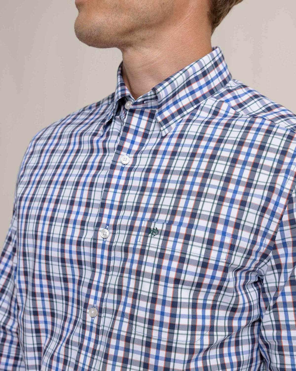 Charleston Master Plaid Long Sleeve Sport Shirt | Southern Tide Signature