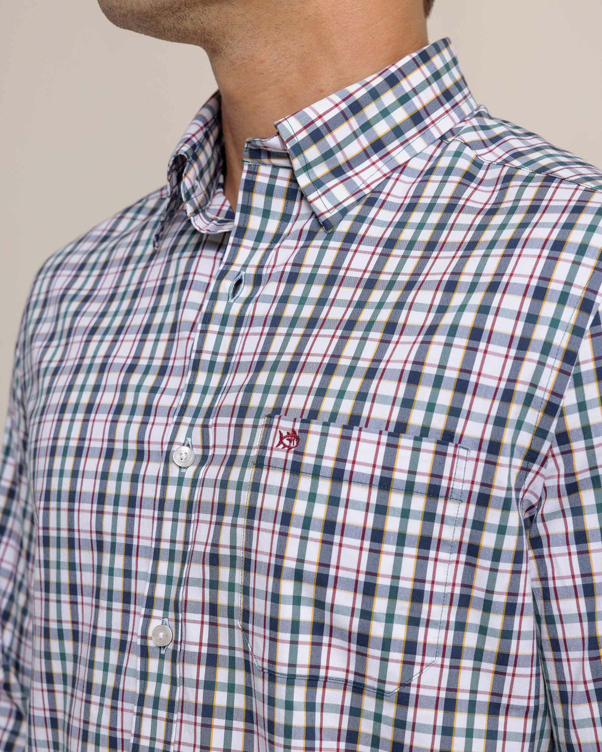 Charleston Master Plaid Long Sleeve Sport Shirt | Southern Tide Signature