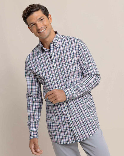 Charleston Master Plaid Long Sleeve Sport Shirt | Southern Tide Signature