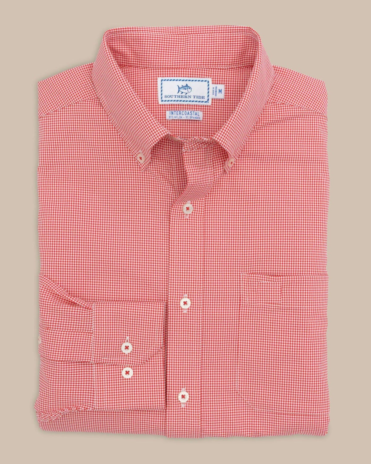 Team Colors Gingham Intercoastal Button Down Sport Shirt – Southern Tide | Southern Tide Essential