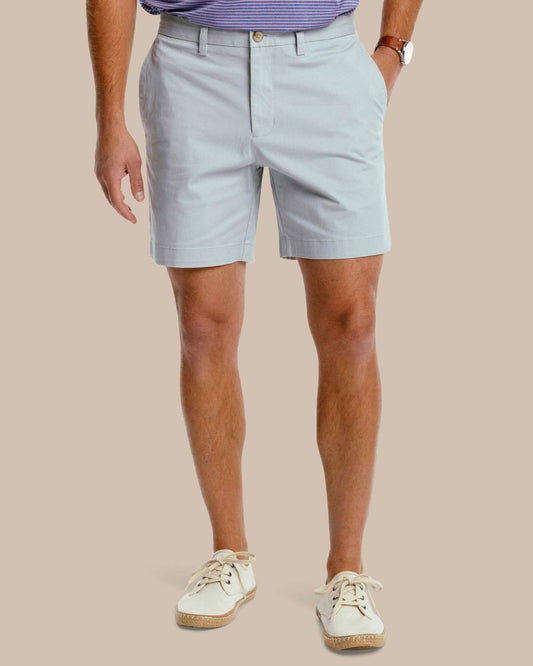 7 Inch Khaki Shorts - Channel Marker Fabric | Southern Tide Trending