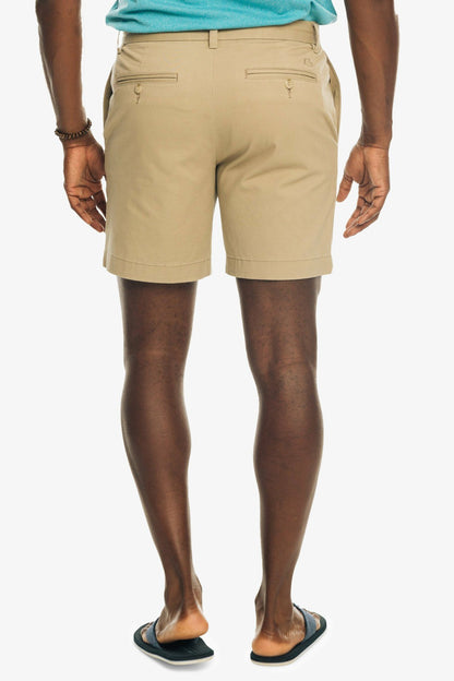 7 Inch Khaki Shorts - Channel Marker Fabric | Southern Tide Trending