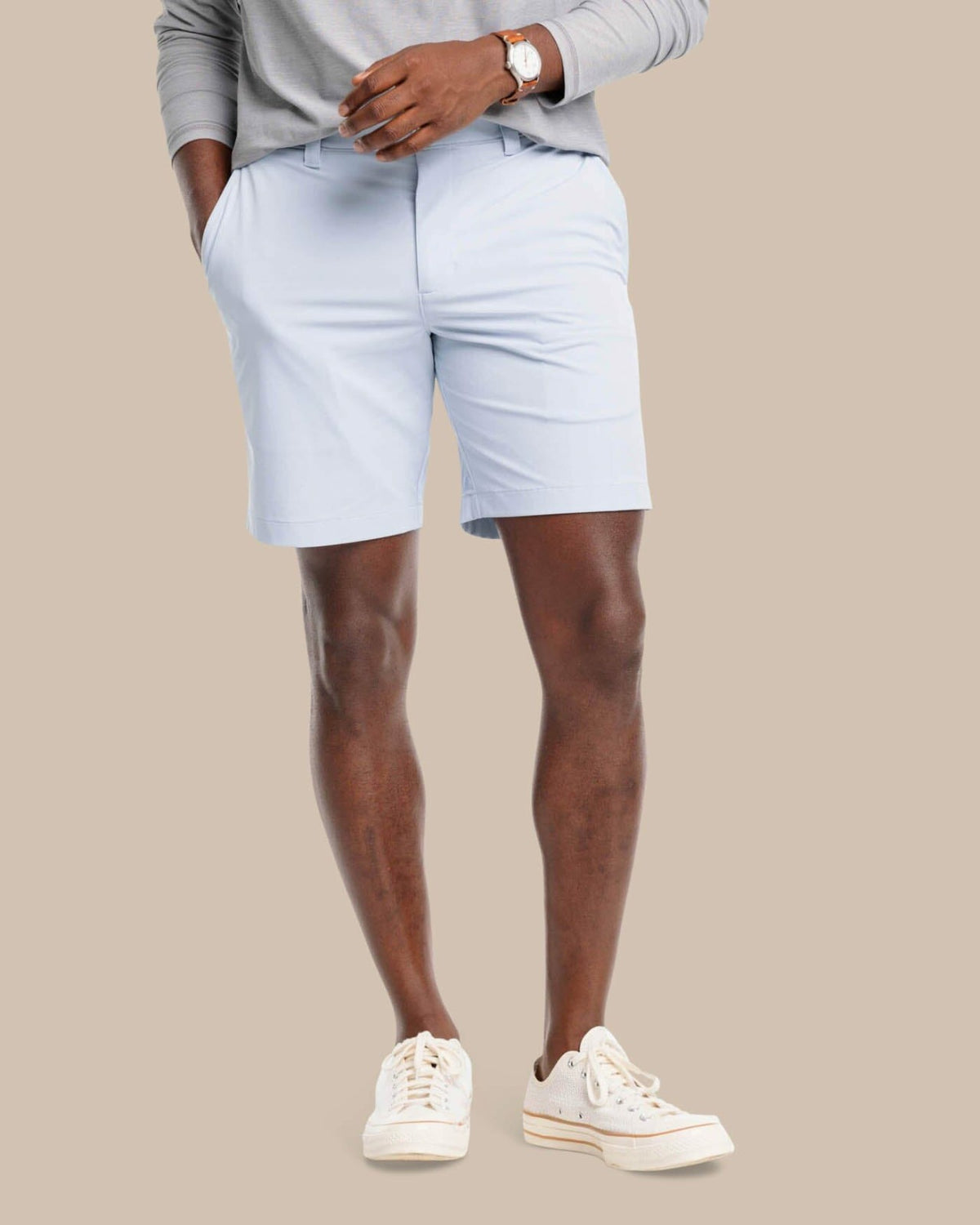 brrr°®-die 8 Inch Performance Golf Short - Fog | Southern Tide Smart Buy