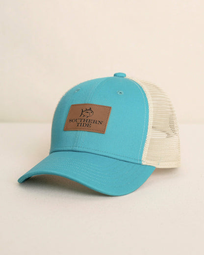 ST Leather Patch Trucker Hat | Southern Tide Everyday