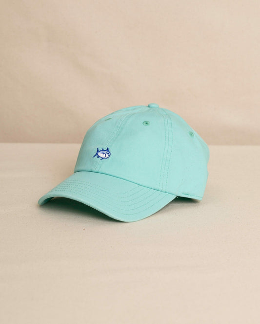 Mini Skipjack Leather Strap Hat - Turtle Green | Southern Tide Deals