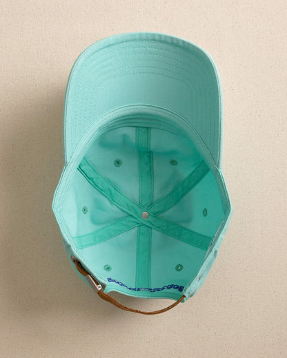 Mini Skipjack Leather Strap Hat - Turtle Green | Southern Tide Deals