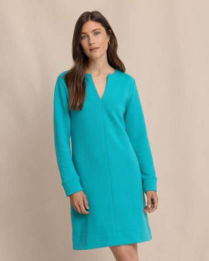 Cady Jacquard Dress - Spruce Shade | Southern Tide Quality