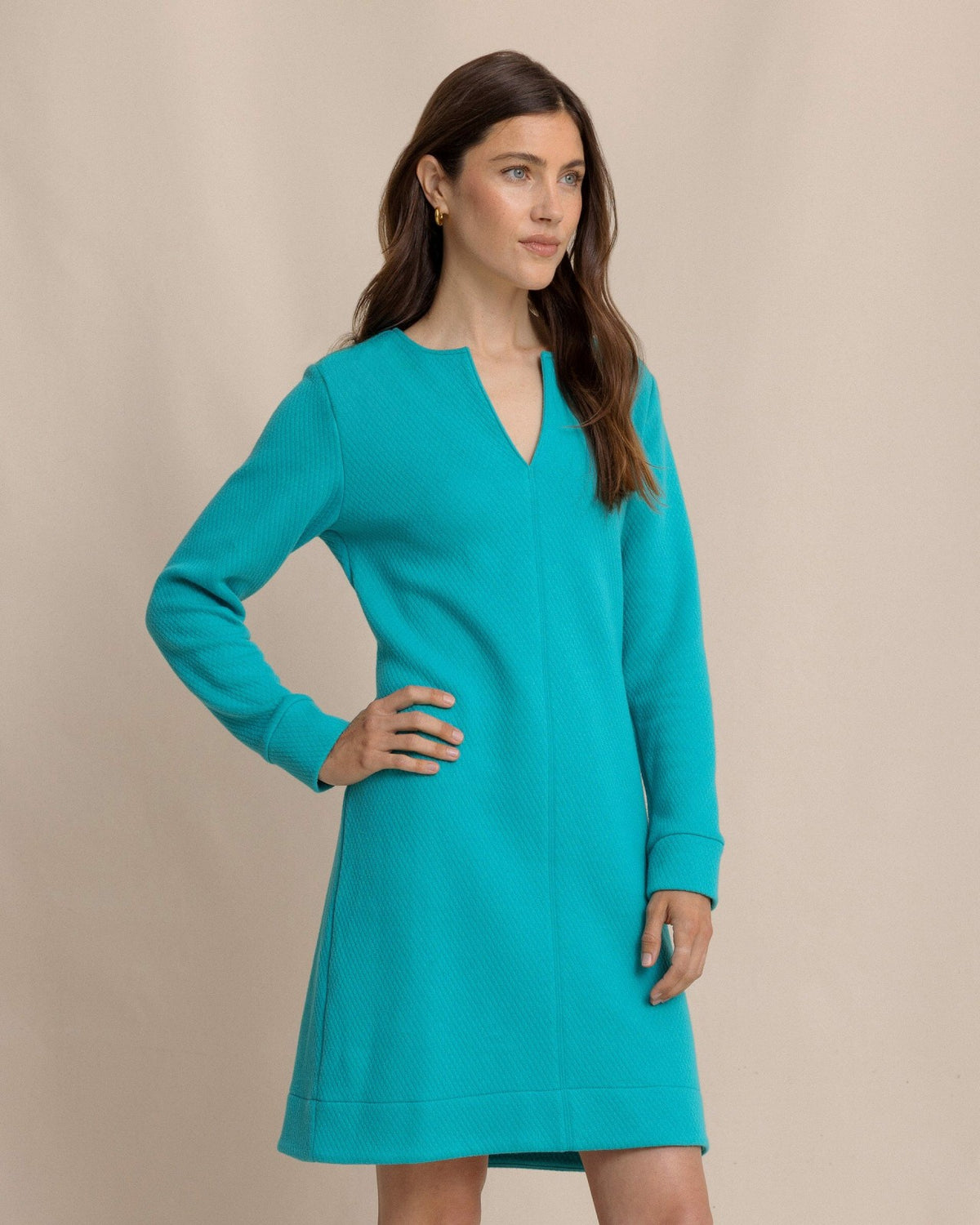 Cady Jacquard Dress - Spruce Shade | Southern Tide Quality
