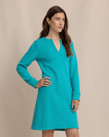 Cady Jacquard Dress - Spruce Shade | Southern Tide Quality