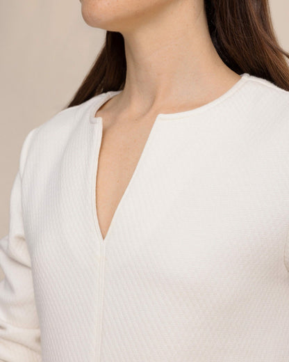 Cady Jacquard Dress - Sand White | Southern Tide Latest