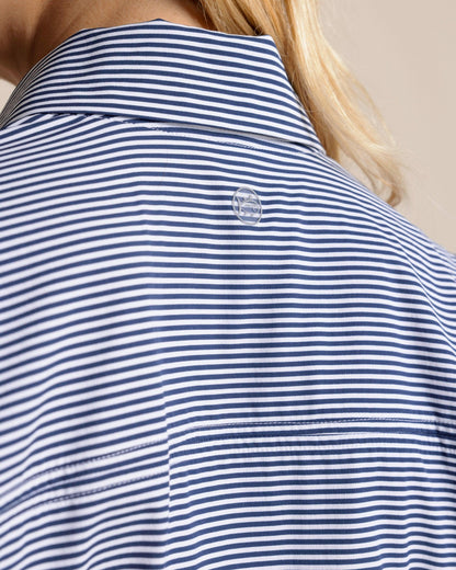 Kira Half Zip Stripe Pullover | Southern Tide Essential