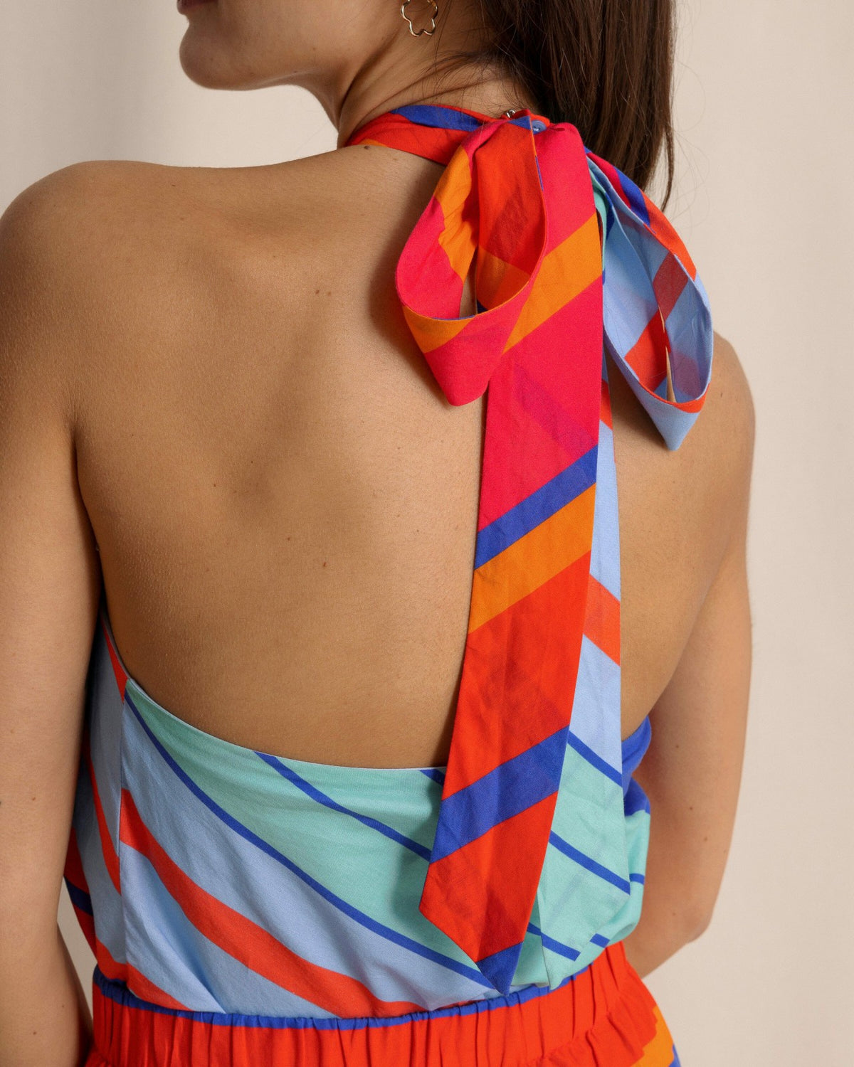 Fallon Calypso Cay Stripe Halter Top | Southern Tide Featured