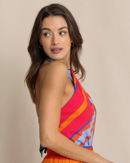 Fallon Calypso Cay Stripe Halter Top | Southern Tide Featured